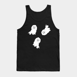 Pattern : Maltese Dogs Tank Top